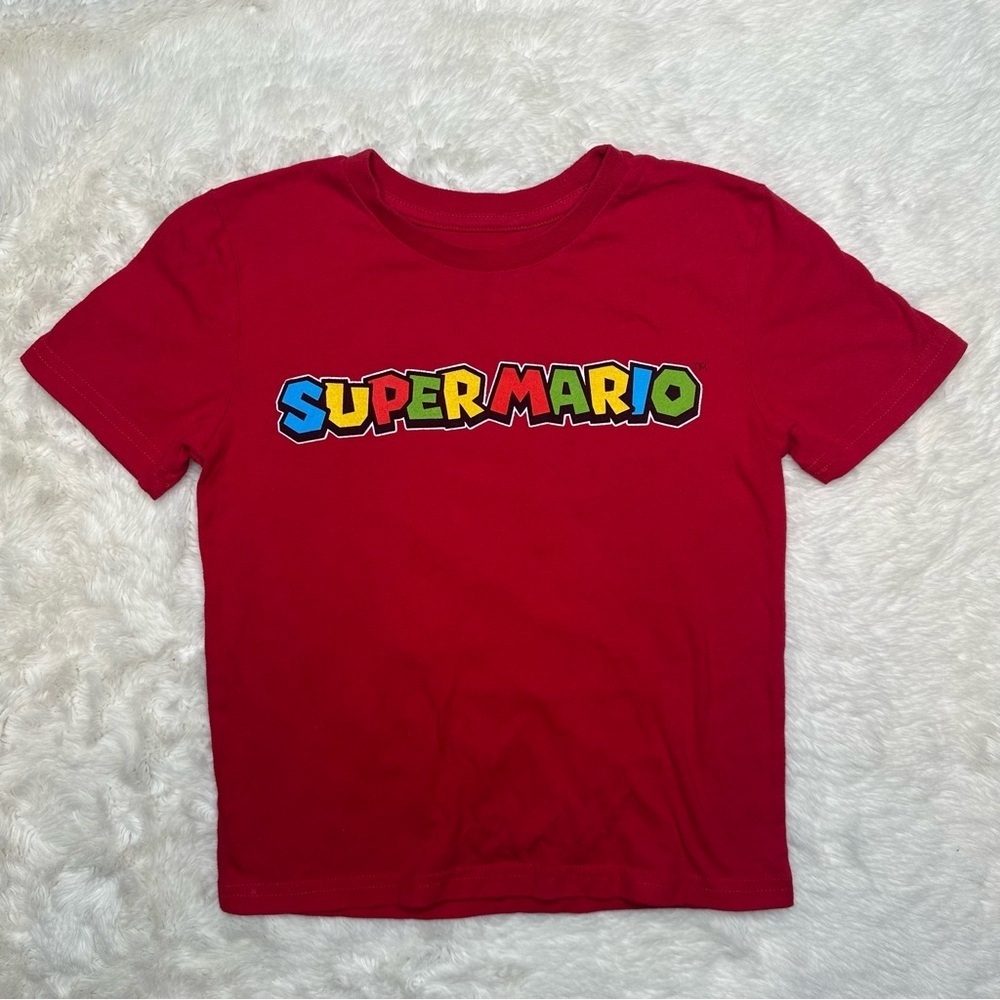 Super Mario T-Shirt Red Size Small